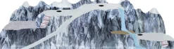My Village kerstdorp ondergrond waterval 120 x 40 x 27 cm