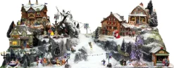 My Village kerstdorp ondergrond skipiste 120 x 40 x 30 cm