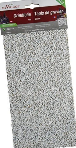 My Village kerstdorp ondergrond grindmat wit 30 x 14 x 1 cm