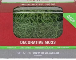 My Village kerstdorp ondergrond Tillandsia mos mat groen 50g