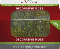 My Village kerstdorp ondergrond platmos 50 g groen