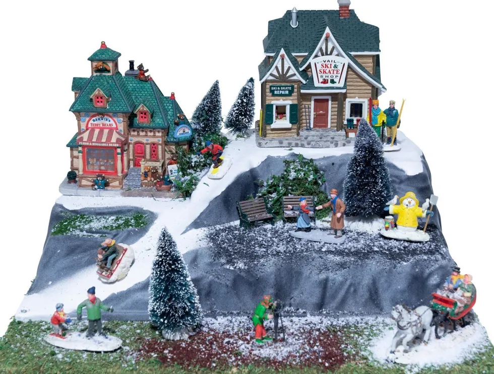 My Village kerstdorp ondergrond Eifel 58 x 38 x 16 cm