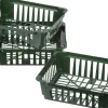 Nature bollenplantmand groen 25 x 21 x 7,5 cm 3 stuks