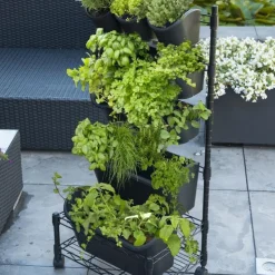 Nature rek met plantenbakken verticaal 97 x 44 x 35,5 cm