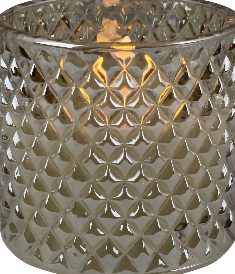 Peha Magic LED kaars in glas Jacob crème D 8,5 H 8 cm