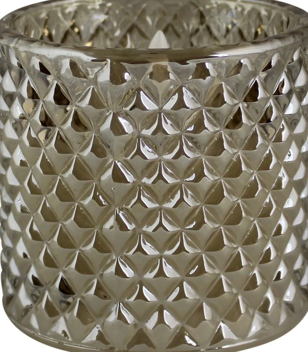 Peha Magic LED kaars in glas Jacob crème D 8,5 H 8 cm