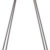 Piramide op voet metaal H 101 cm zwart