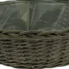 Plantenmand grijs D 37 H 12 cm