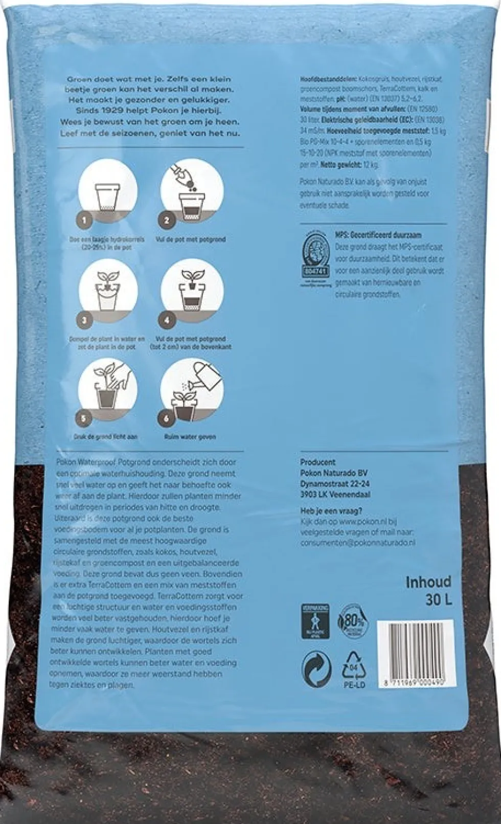 Pokon potgrond waterproof 30 L