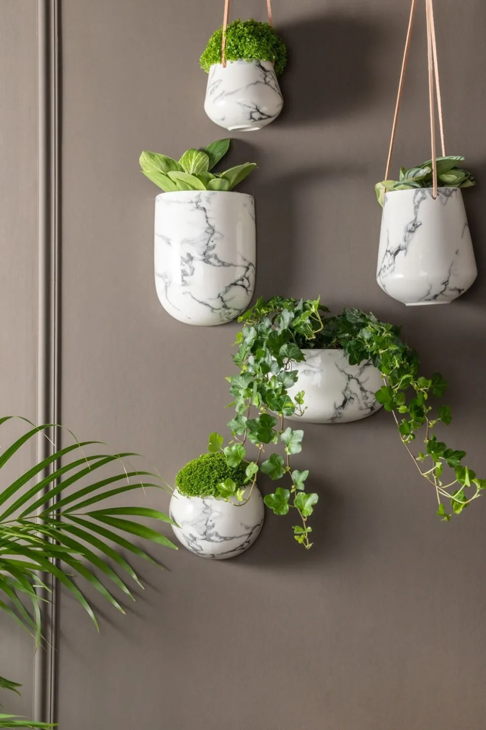 PT Living hangpot Skittle wit D 12,2 H 9,5 cm