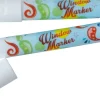 Raam krijtstift 2 stuks wit