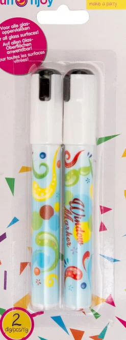 Raam krijtstift 2 stuks wit