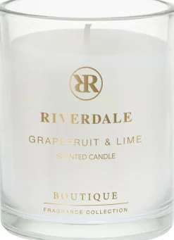 Riverdale geurkaars Boutique nude grapefruit & lime 22 uur D 9 H 11
