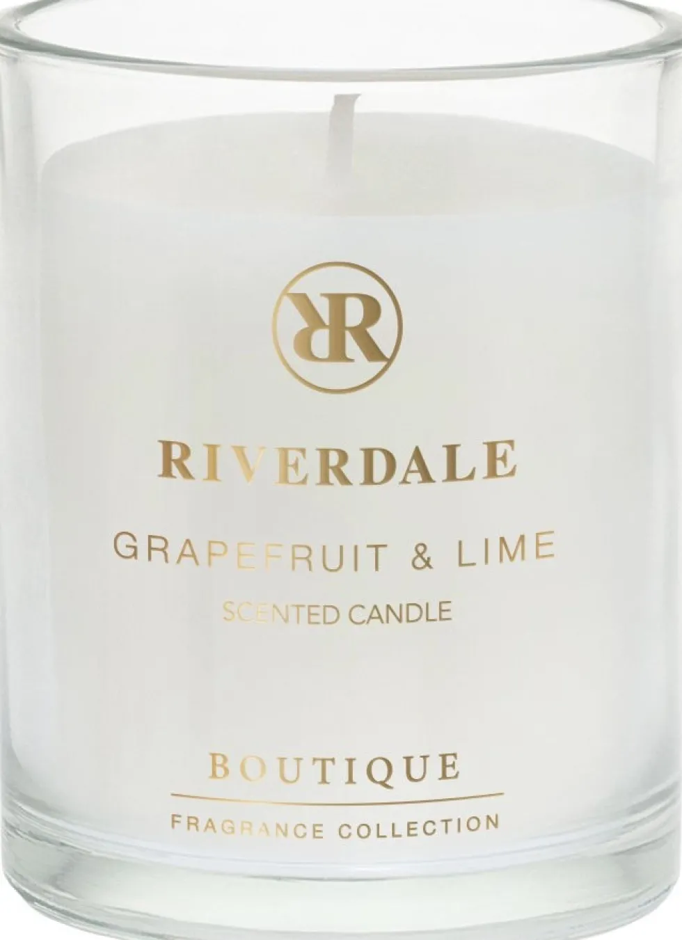 Riverdale geurkaars Boutique nude grapefruit & lime 22 uur D 9 H 11