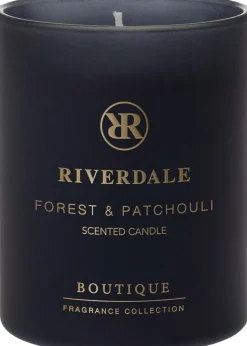 Riverdale geurkaars Boutique zwart forest & patchouli 22 uur D 9 H 11