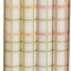 Rustik Lys dinerkaars By Kimmi wit ruit 7 uur D 2,2 H 19 cm 4 stuks