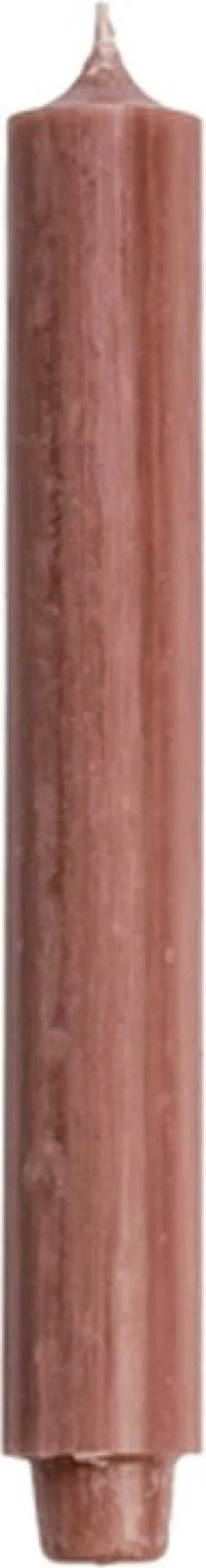 Rustik Lys dinerkaars Diner terracotta D 3,2 H 30 cm