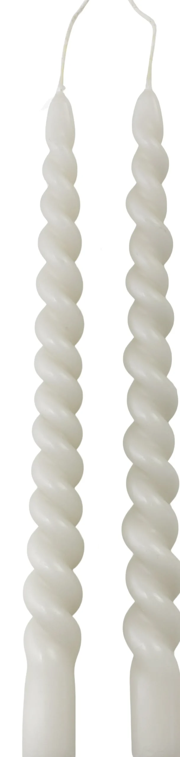 Rustik Lys dinerkaars Swirl grijs 8,5 uur 2 stuks