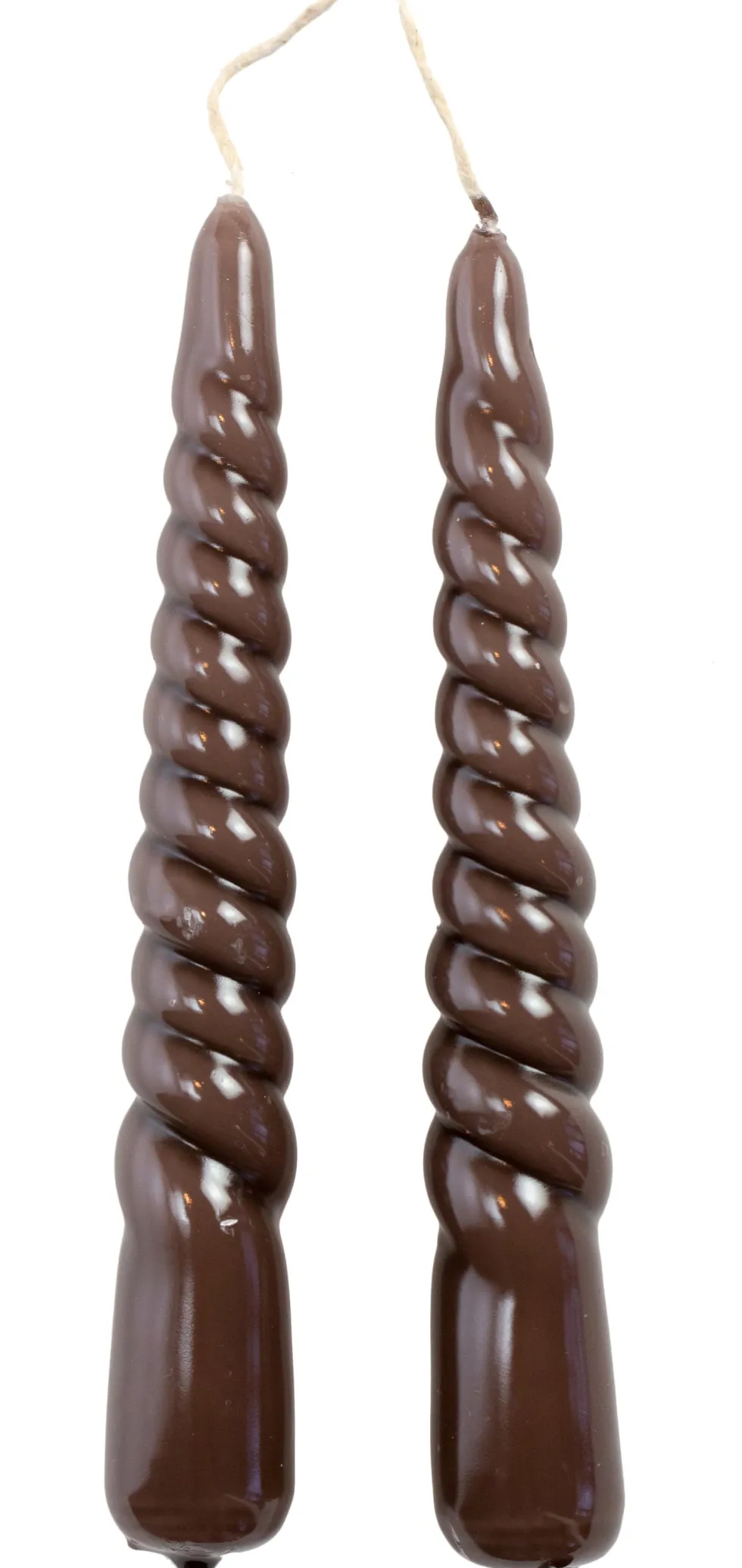 Rustik Lys dinerkaars Swirl mini paars 4 uur 2 stuks