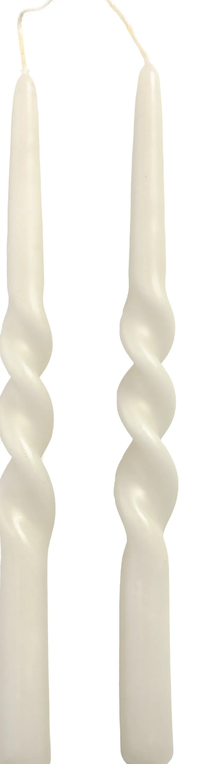 Rustik Lys dinerkaars Twist grijs 8,5 uur 2 stuks