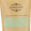 Scentchips kaarsenzand groen 250g