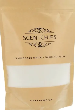 Scentchips kaarsenzand wit 500g