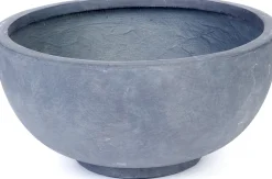 Schaal rond D 30 x 15 cm antraciet