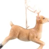 SID Collection kersthanger hert bruin 11 x 6 x 11 cm