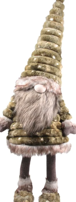 Sid kerstfiguur gnoom groen 33 x 24 x 94 cm