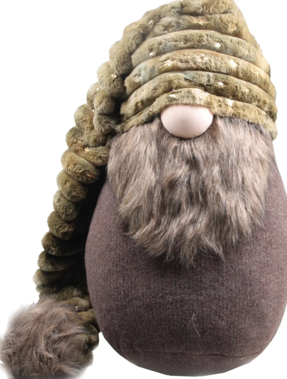 SID kerstfiguur gnoom Toby bruin 37 x 34 x 58 cm