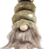 SID kerstfiguur gnoom Toby bungelbeentjes bruin 12 x 11 x 40 cm