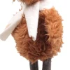 SID kerstfiguur Hooglander staand bruin 18 x 25 x 67 cm