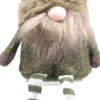 Sid kerstfiguur Toby gnoom groen 10 x 9 x 40 cm