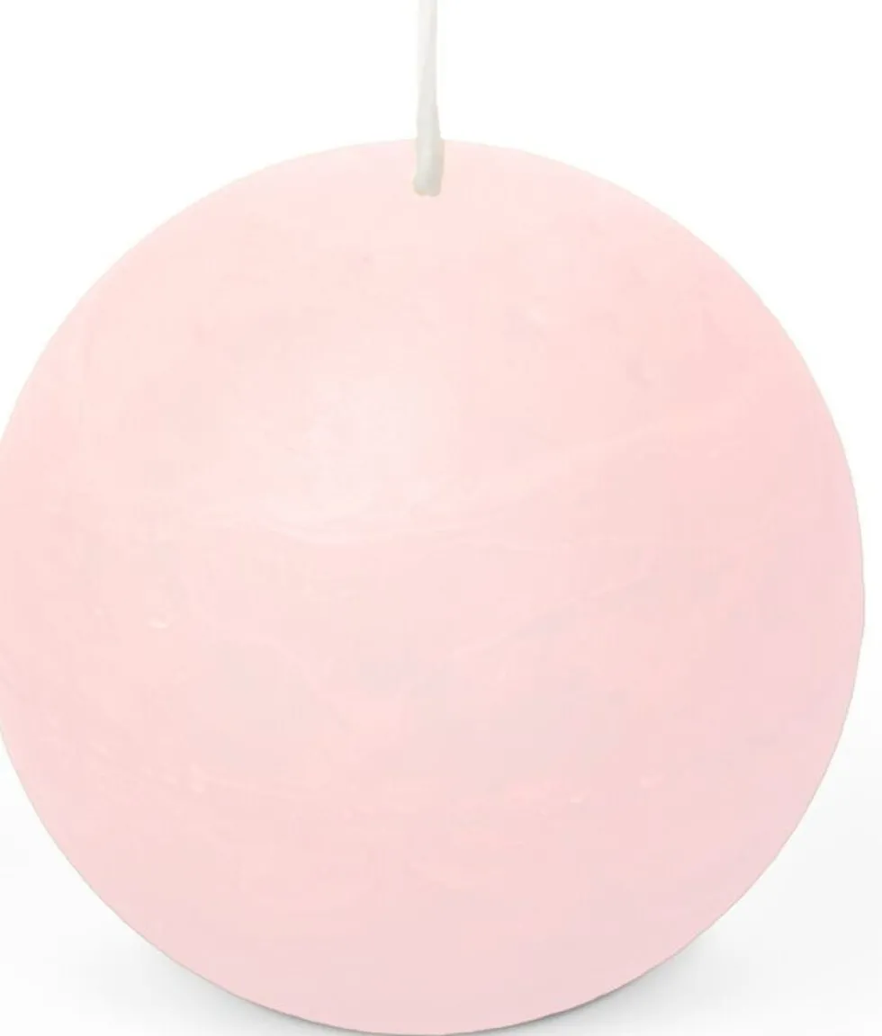 Spaas bolkaars Essential collection roze 24 uur D 8 H 8 cm