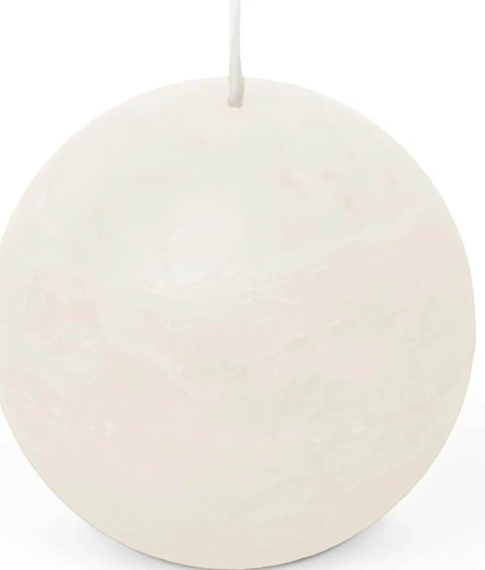 Spaas bolkaars Essential collection wit 24 uur D 8 H 8 cm