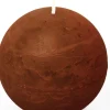 Spaas bolkaars Essential collection bordeaux 24 uur D 8 H 8 cm