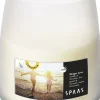 Spaas citronellakaars Ginger Love kruidig wit 38 uur D 8,2 H 9,5 cm