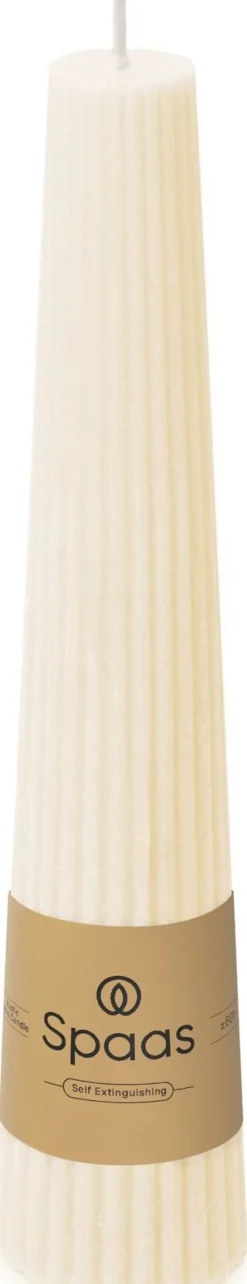 Spaas dinerkaars Iconic collection crème 25 uur D 4,7 H 25 cm
