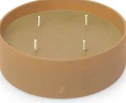 Spaas geurkaars Essential collection Delightful Dawn oranje 20 uur D 13 H 4,5 cm