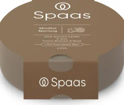 Spaas geurkaars Essential collection Mindful Morning taupe 20 uur D 13 H 4,5 cm