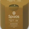 Spaas geurkaars Essential collection Shimmering Smile beige 55 uur D 10 H 10 cm