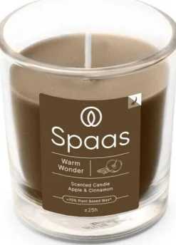 Spaas geurkaars Essential collection Warm Wonder bruin 25 uur D 7,3 H 8,3 cm