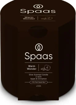 Spaas geurkaars Essential collection Warm Wonder bruin 55 uur D 10 H 10 cm