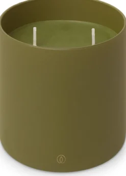 Spaas geurkaars Essential collection Romantic Reflect groen 55 uur D 10 H 10 cm