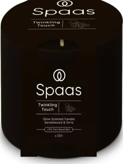 Spaas geurkaars Essential collection Twinkling Touch groen 35 uur D 7 H 7 cm