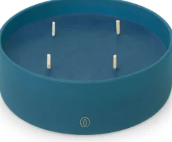 Spaas geurkaars Essential collection Soft Sunrise blauw 20 uur D 13 H 4,5 cm