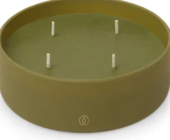 Spaas geurkaars Essential collection Romantic Reflect groen 20 uur D 13 H 4,5 cm