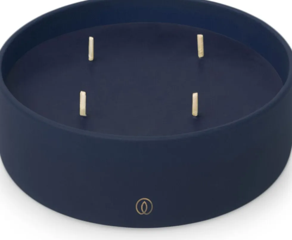 Spaas geurkaars Essential collection Midnight Magic blauw 20 uur D 13 H 4,5 cm