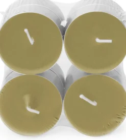 Spaas geurkaars Essential collection Romantic Reflections groen 10 uur D 6 H 2,1 cm 8 stuks