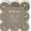 Spaas geurkaars Essential collection Mindful Morning taupe 4,5 uur D 3,5 H 1,6 cm 18 stuks